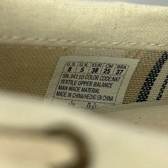 Bobs from Skechers Women’s Natural Canvas Espadrille Size 8 - Picture 7 of 9